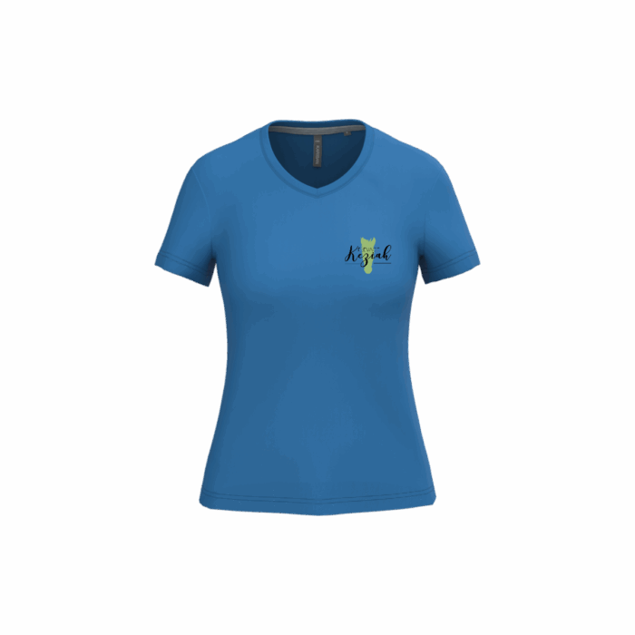 T-shirt d’équitation col V manches courtes - Femme - – Image 10