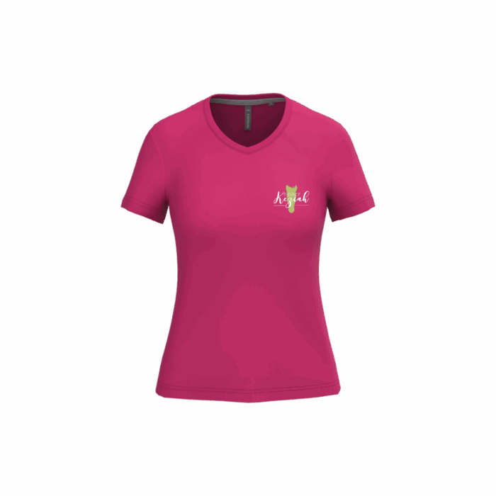 T-shirt d’équitation col V manches courtes - Femme - – Image 12