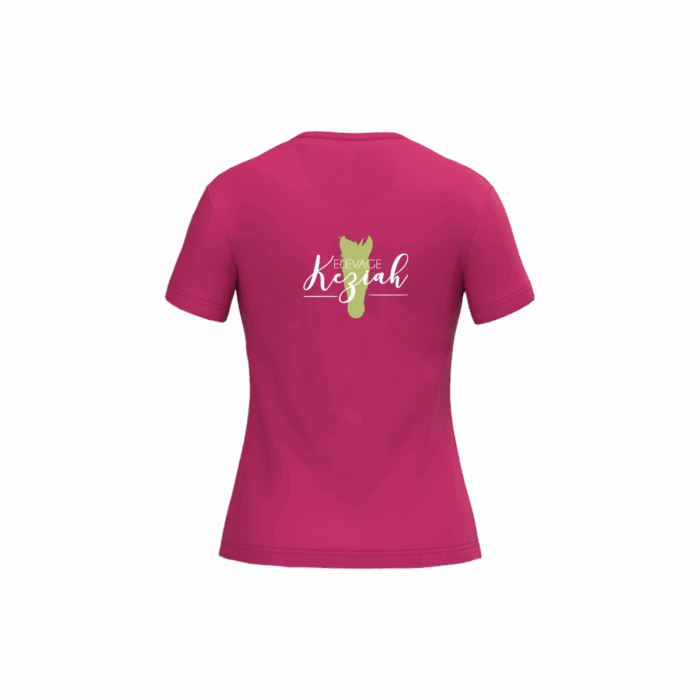 T-shirt d’équitation col V manches courtes - Femme - – Image 13