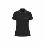 Polo manches courtes à liserés contrastés - Femme -