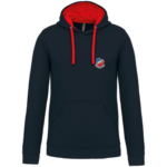 Sweat-shirt capuche contrastée - Homme -