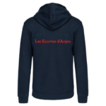 Sweat-shirt zippé capuche contrastée - Unisexe - – Image 2